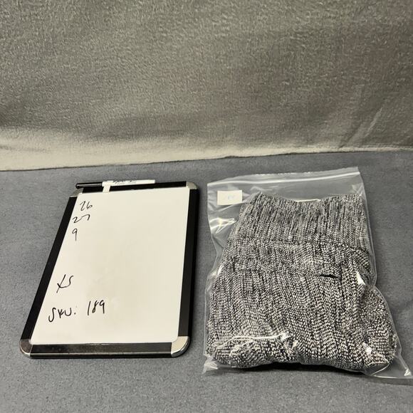 Athleta Leggings Womens XS Delancey Textured Moto Black White Ankle Zip - Picture 11 of 11